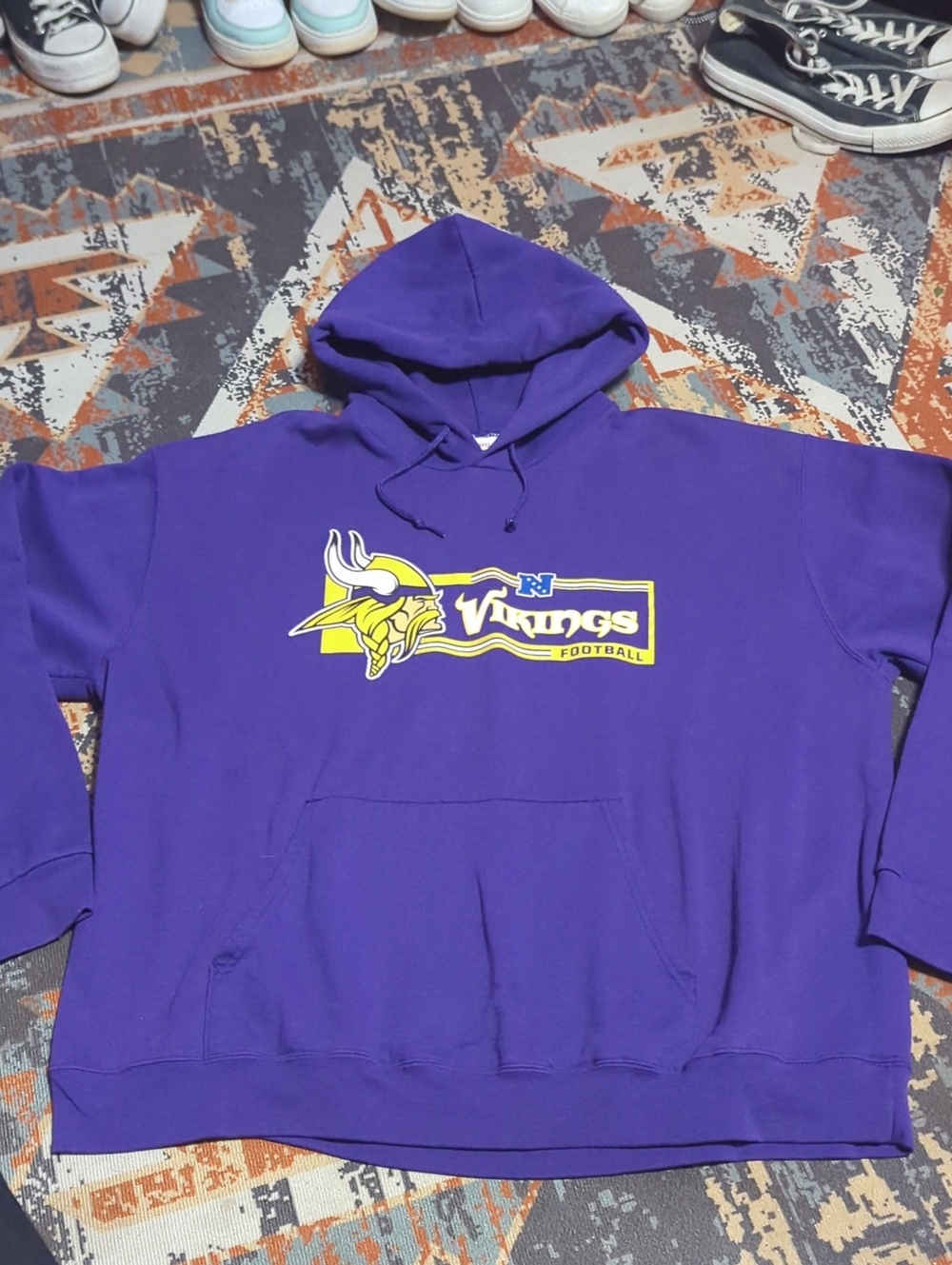 officially licensed Minnesota Vikings NFL Team Apparel pullover hoodie